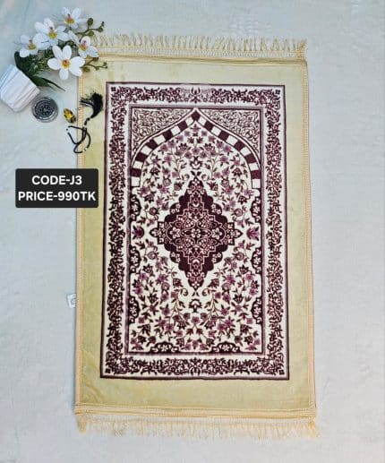 Soft-Velvet-Jaynamaj-Price-in-BD, চায়না মখমল জায়নামাজ, আরামদায়ক জায়নামাজ