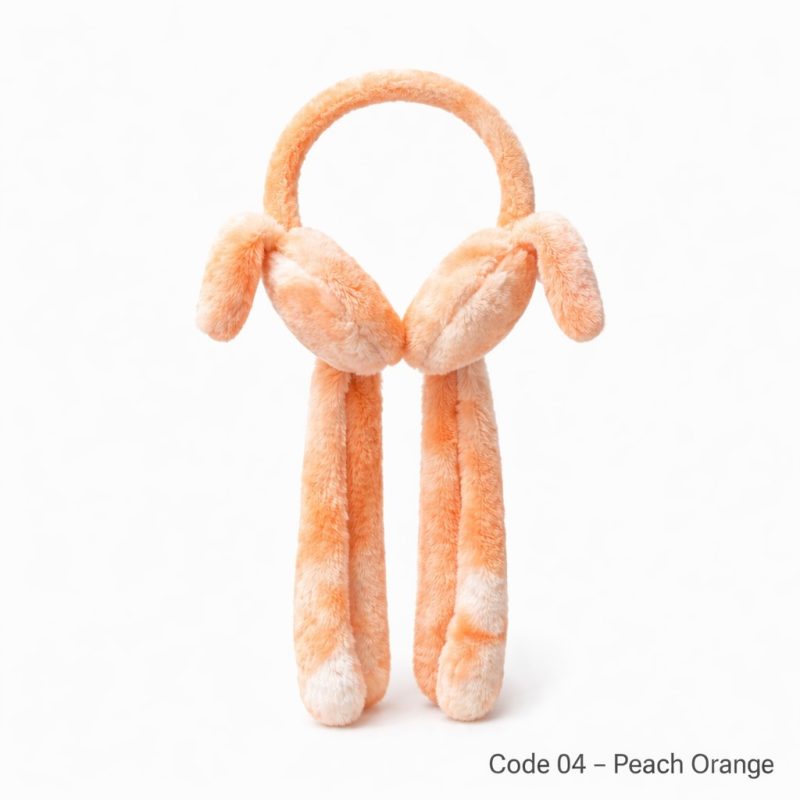 Jumping Bunny Earflap - বাচ্চাদের জন্য কিউট ইয়ারমাফ - O