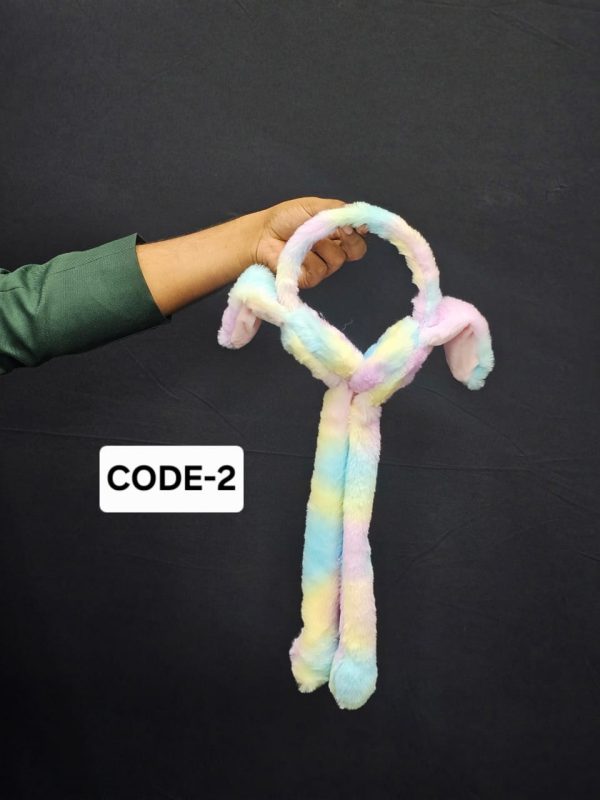 Jumping Bunny Earflap - বাচ্চাদের জন্য বানি ইয়ারমাফ - W2